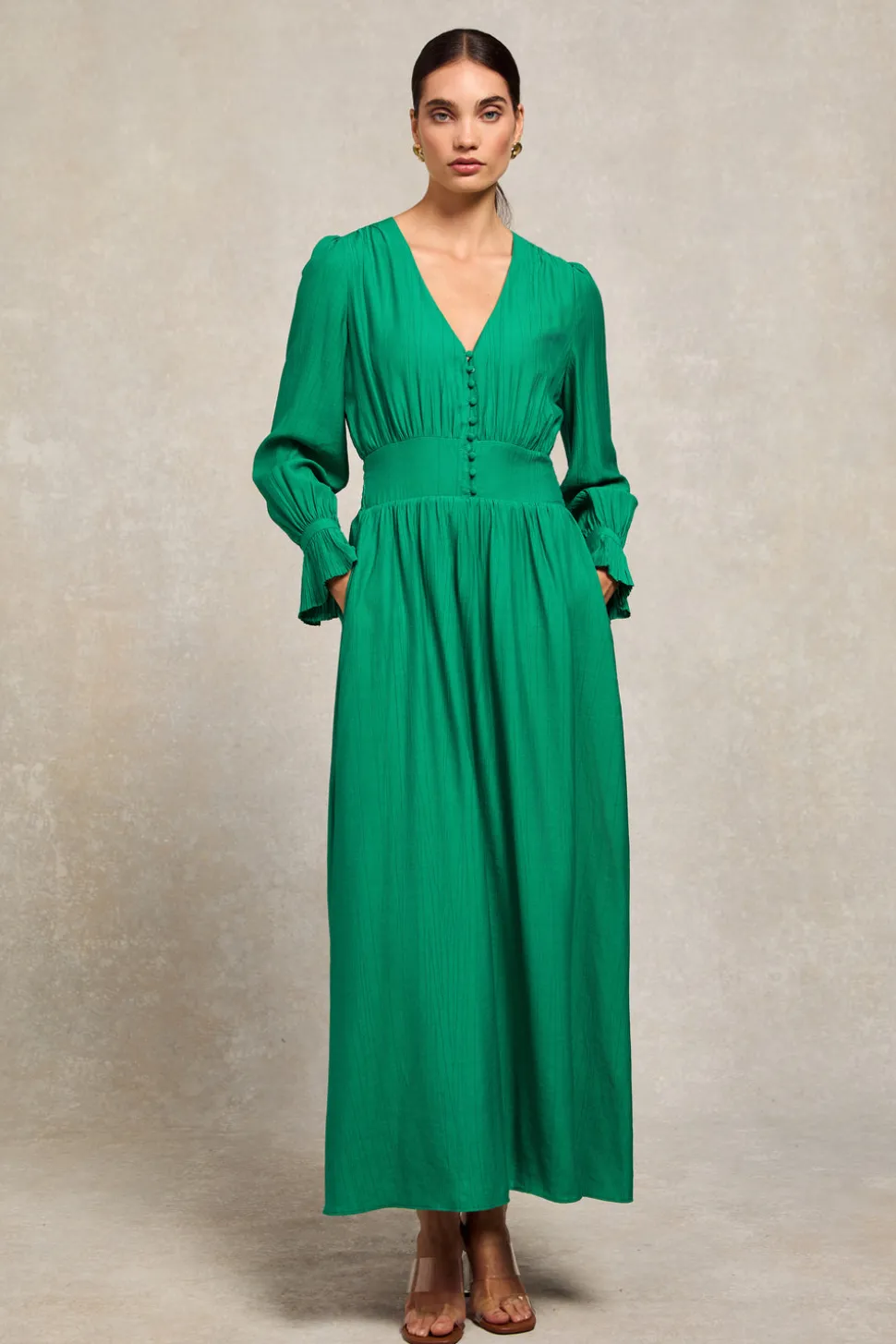 Phoebe V-Neck Maxi Dress