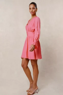 Phoebe V-Neck Mini Dress