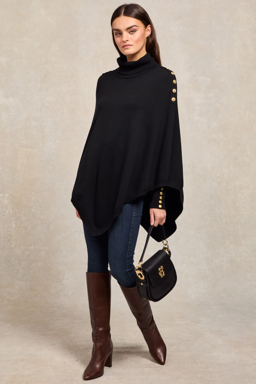 Roll Neck Cape
