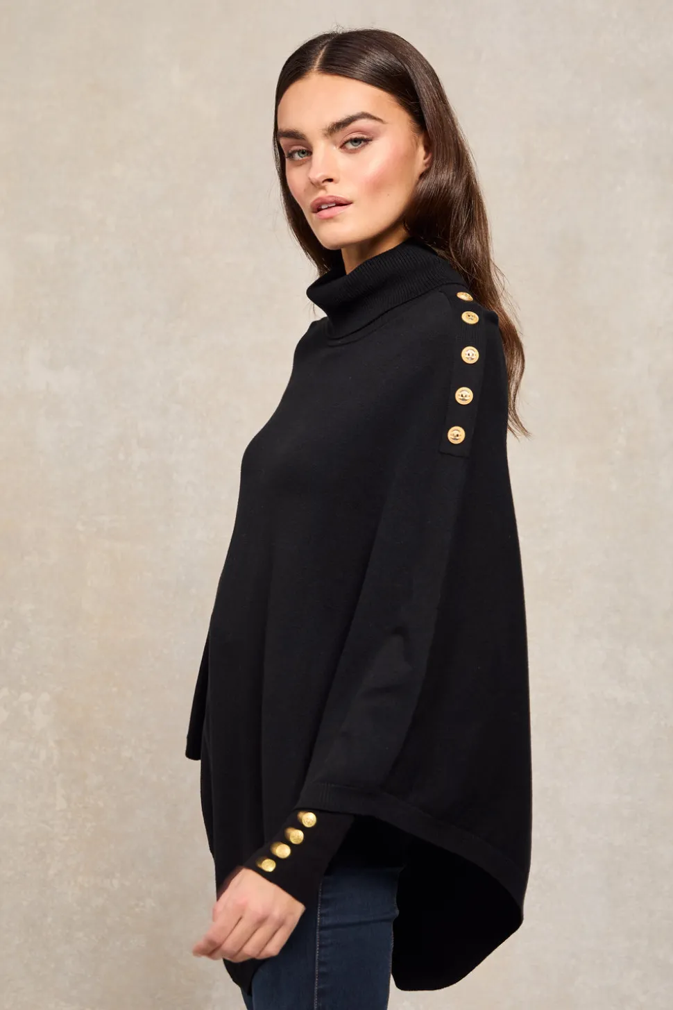 Roll Neck Cape