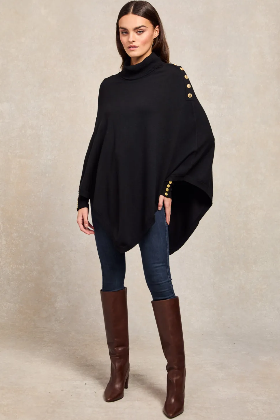 Roll Neck Cape