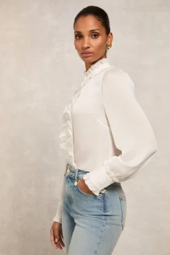 Ruby Ruffle Shirt