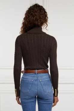 Seattle Roll Neck Cable Knit