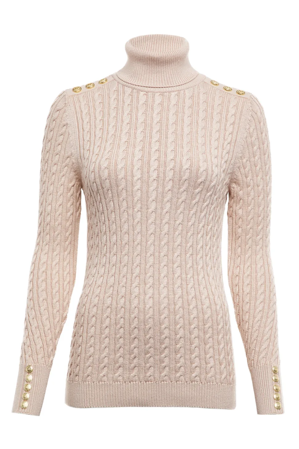 Seattle Roll Neck Cable Knit