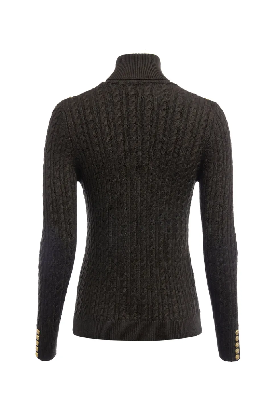 Seattle Roll Neck Cable Knit