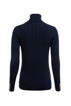 Seattle Roll Neck Cable Knit