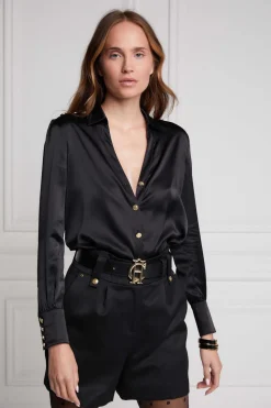 Silk V-Neck Blouse
