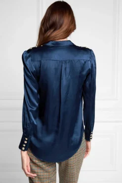 Silk V-Neck Blouse