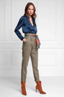 Silk V-Neck Blouse
