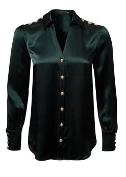 Silk V-Neck Blouse