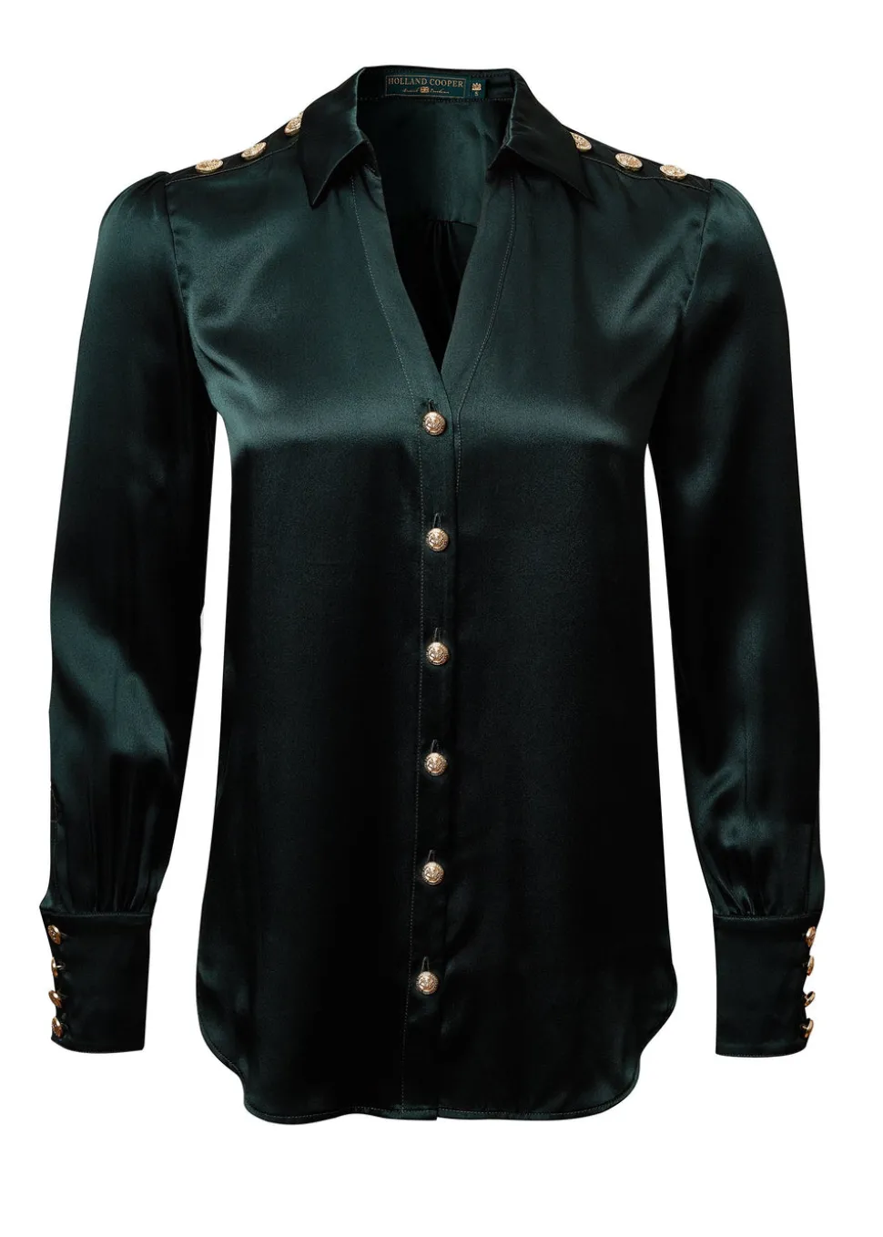 Silk V-Neck Blouse