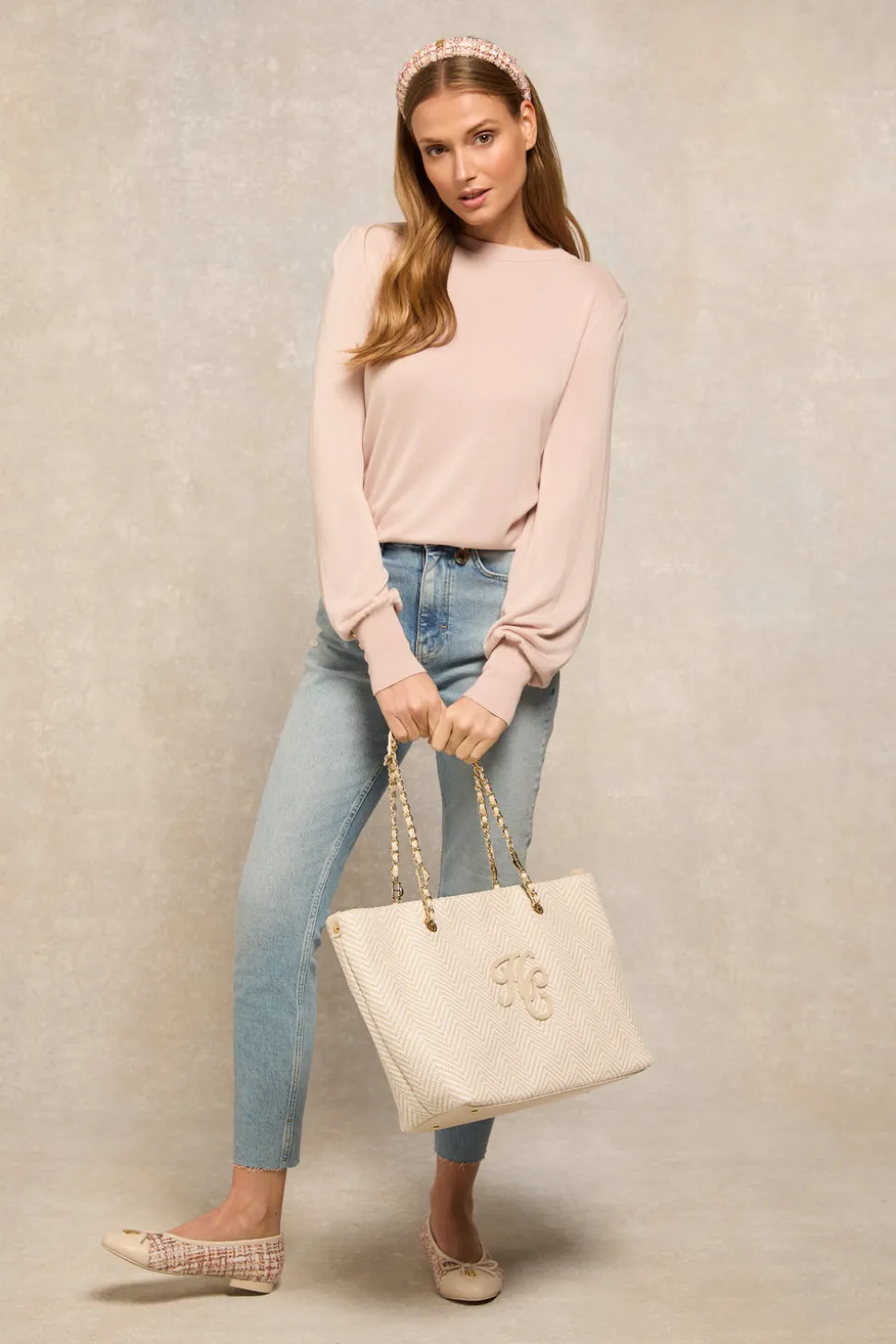 Structured Kelsie Crew Neck Knit