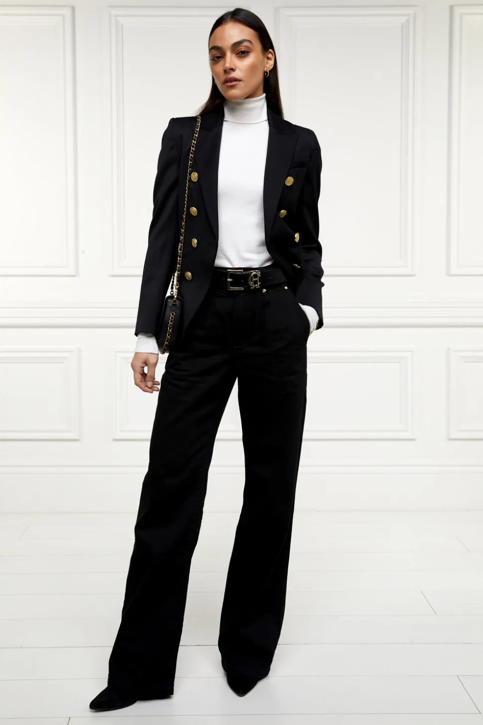 Tailored Wide Leg Jean