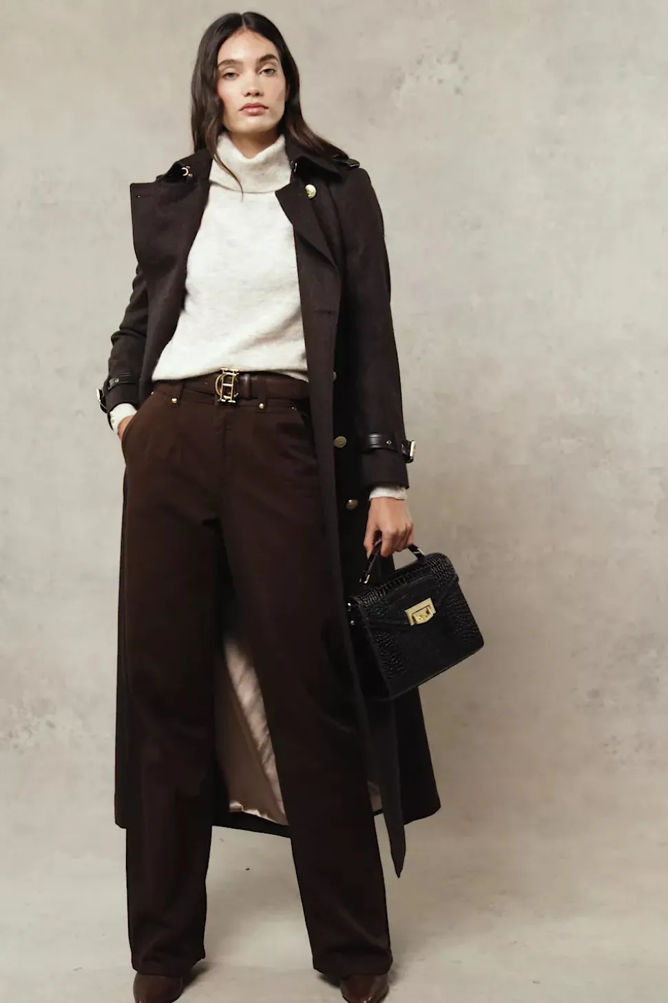 Tailored Wide Leg Jean