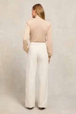 Tailored Wide Leg Jean