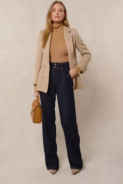 Tailored Wide Leg Jean