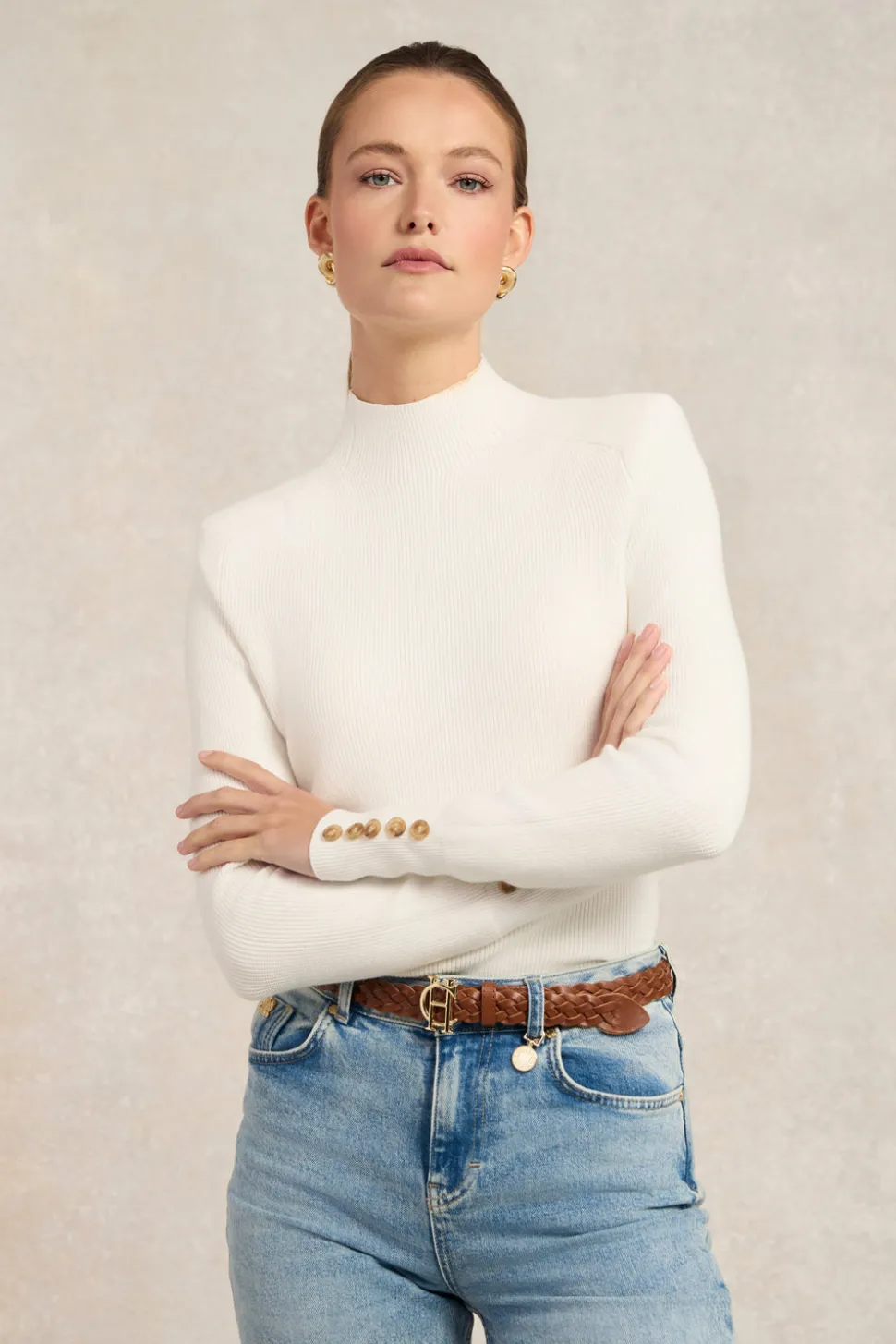Tara High Neck Knit