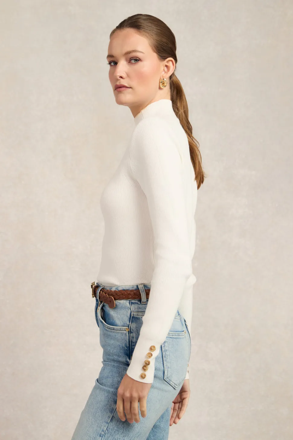 Tara High Neck Knit