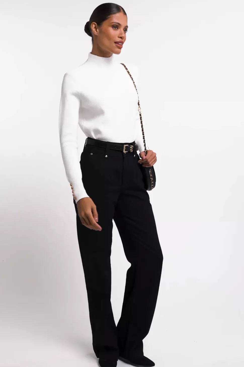 Tara High Neck Knit