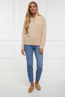 Tori Quarter Zip Knit