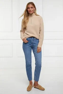 Tori Quarter Zip Knit