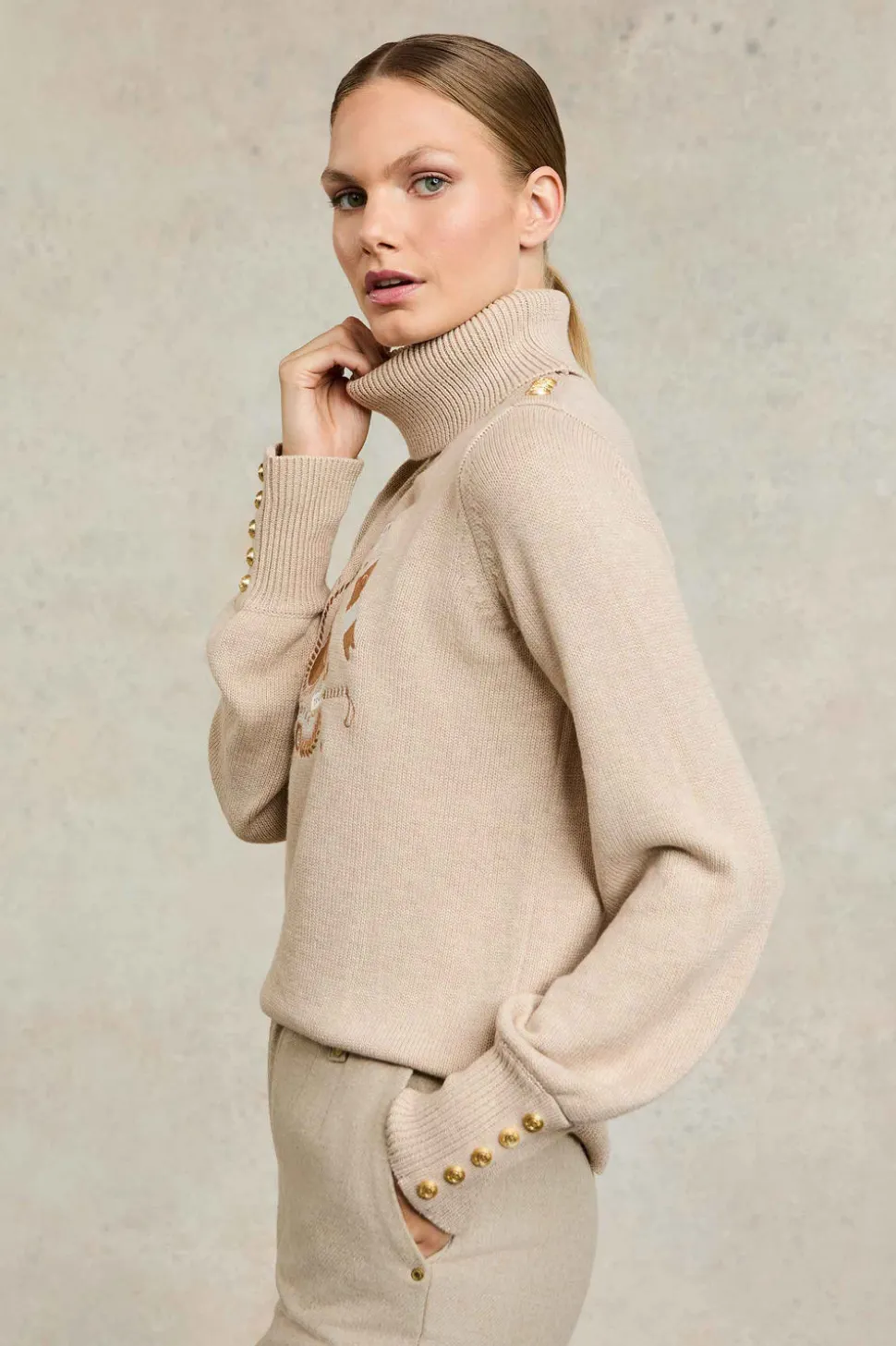 Tour Roll Neck Knit