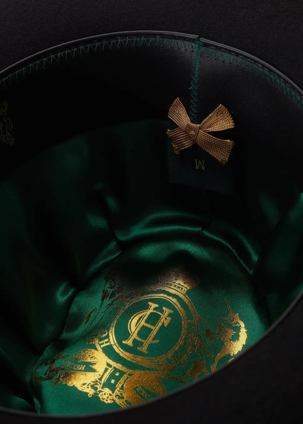 Trilby Hat Gold Feather
