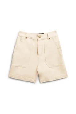 Utility Denim Shorts
