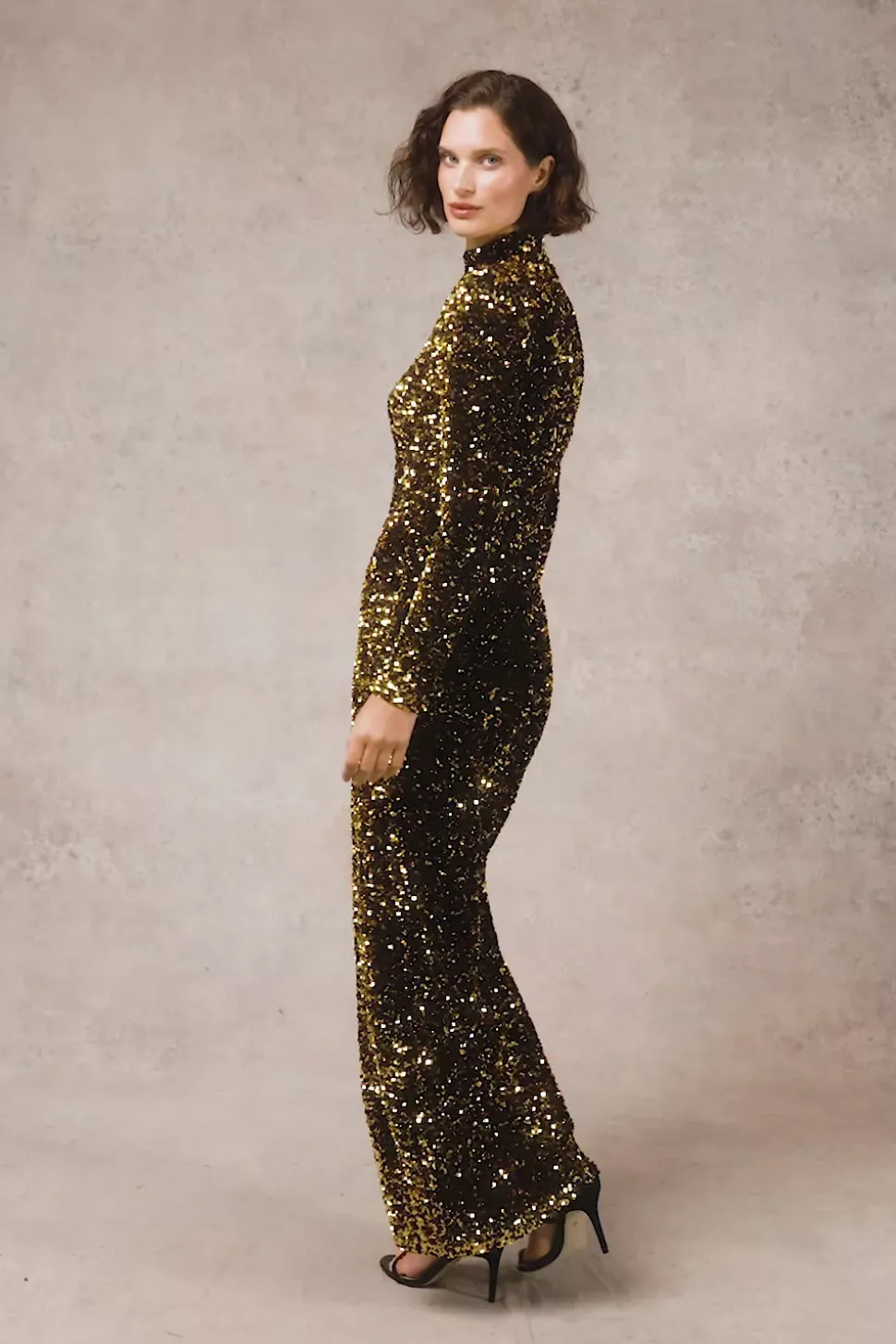Victoria Sequin Maxi Dress