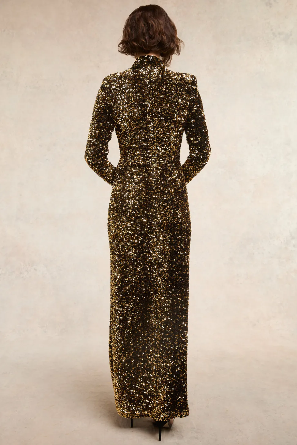 Victoria Sequin Maxi Dress